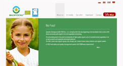 Desktop Screenshot of biofood.pl
